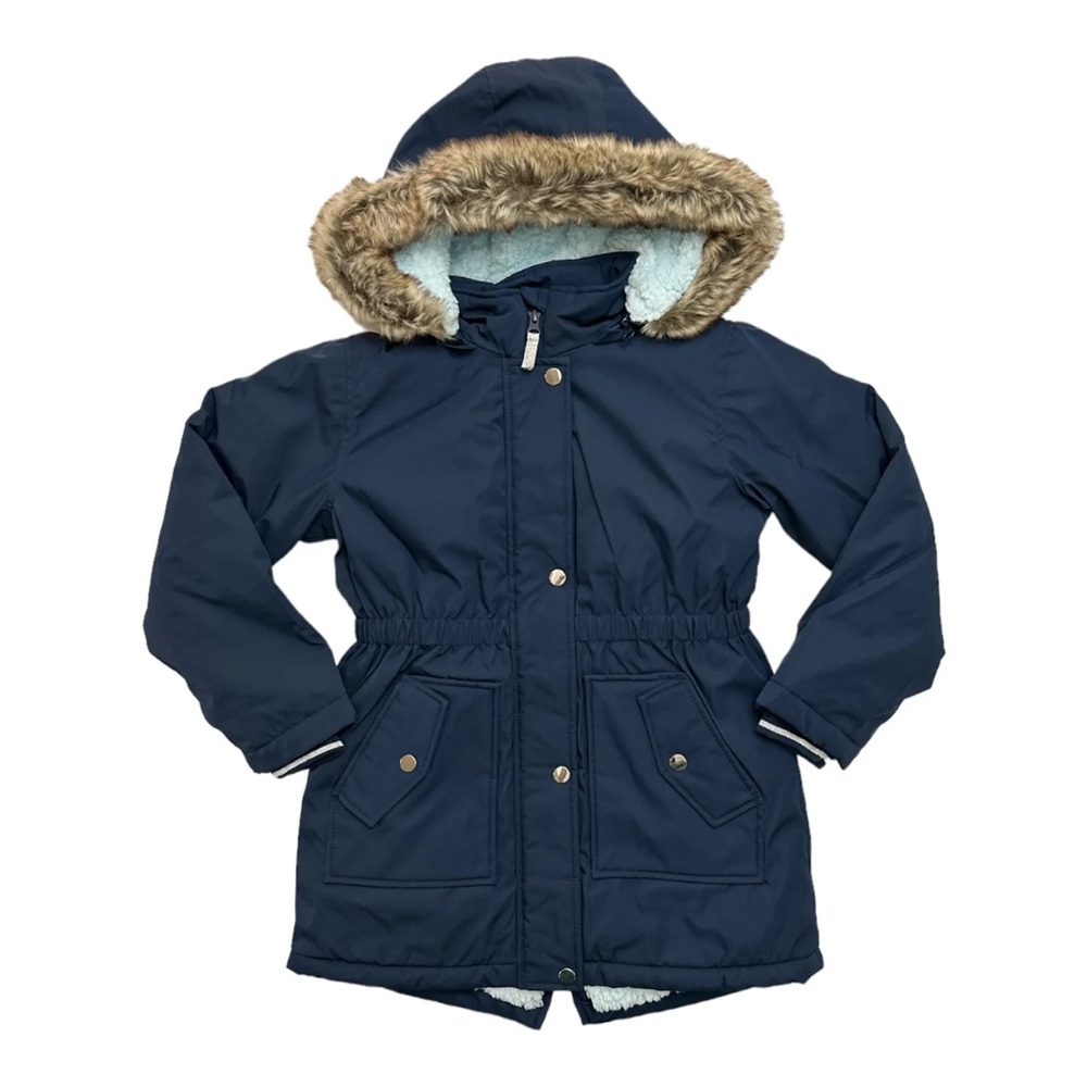 Member's Mark Girl's Wind Resistant Removable Hooded Parka Jacket